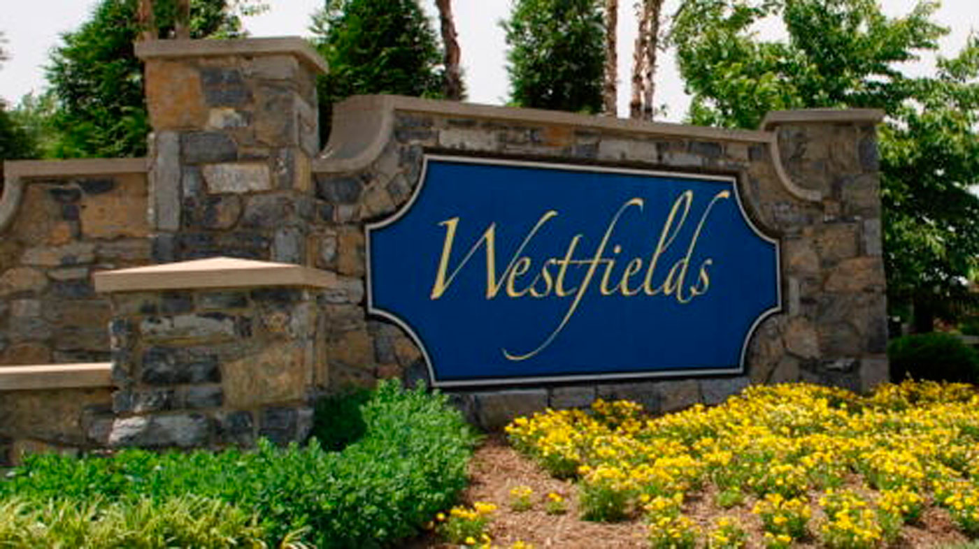 Westfields entry sign