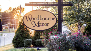 Woodbourne Manor entry signage